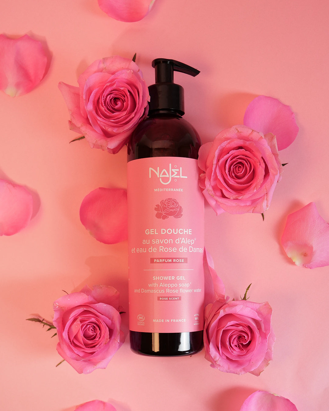 Gel douche parfum rose-Gel douche-Najel