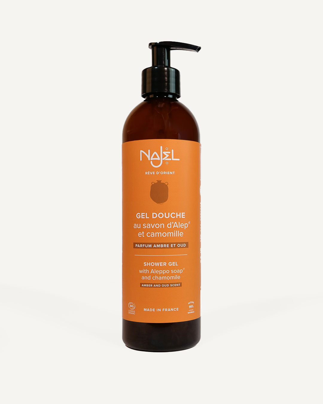 Gel douche parfum Ambre et Oud-Gel douche-Najel