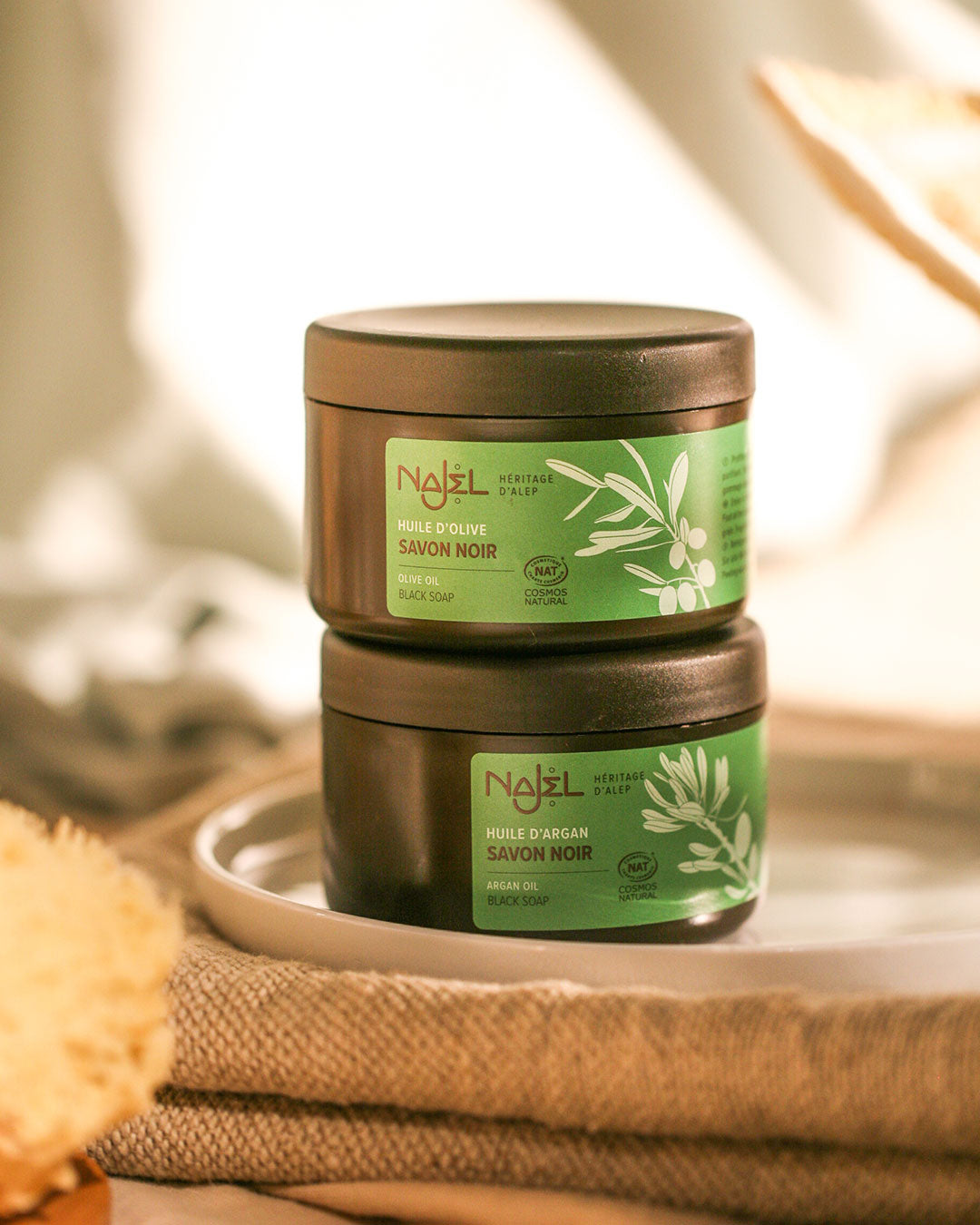 Savon noir d'Alep à l'huile d'argan bio-Savon noir d'Alep-Najel