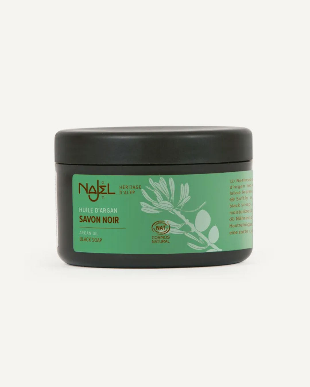 Savon noir d'Alep à l'huile d'argan bio-Savon noir d'Alep-Najel