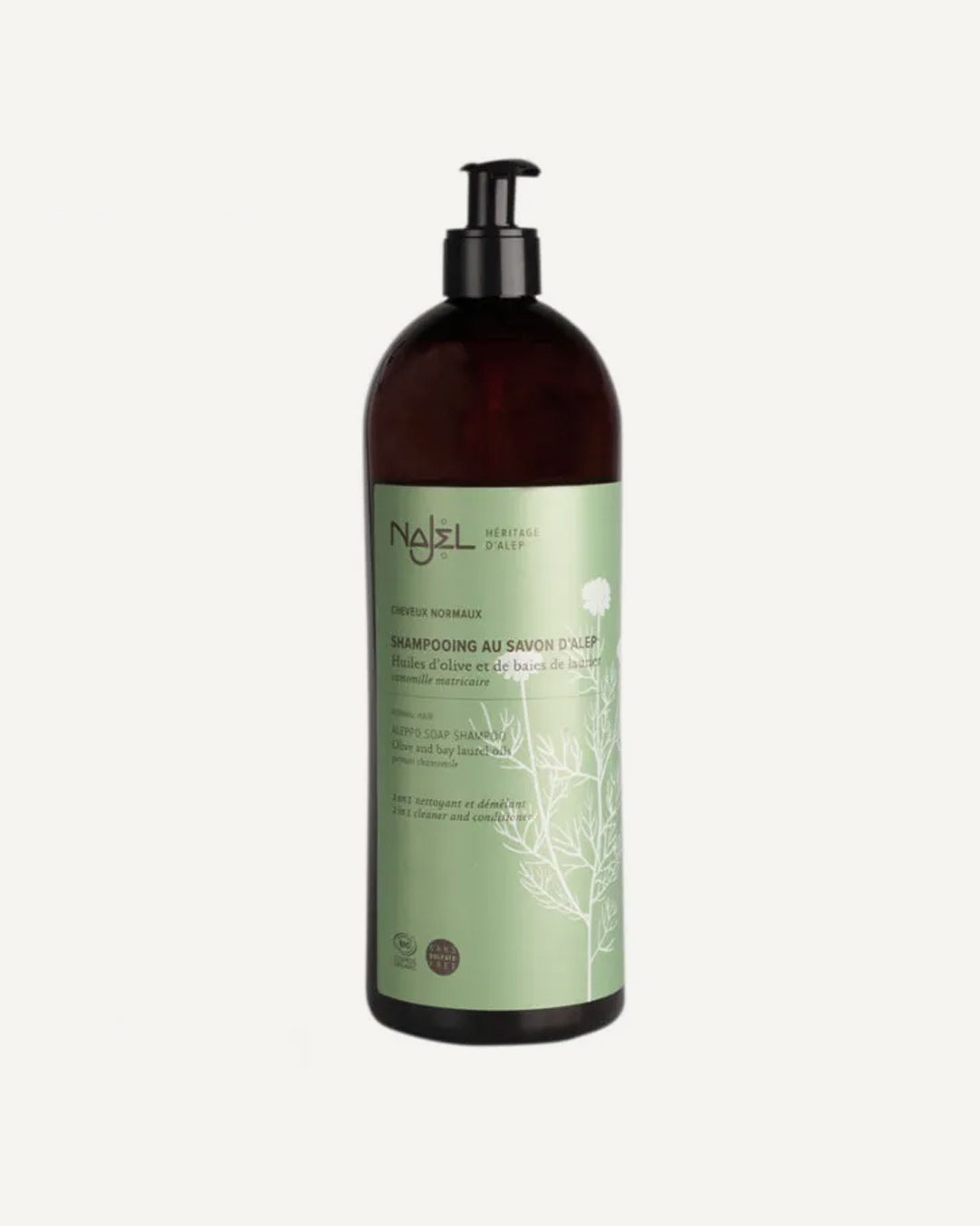 Shampoing au savon d'Alep cheveux normaux-Shampoing-Najel