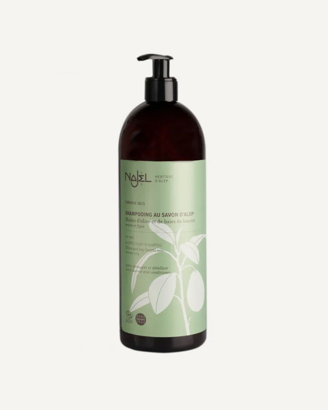 Shampoing au savon d'Alep cheveux secs-Shampoing-Najel