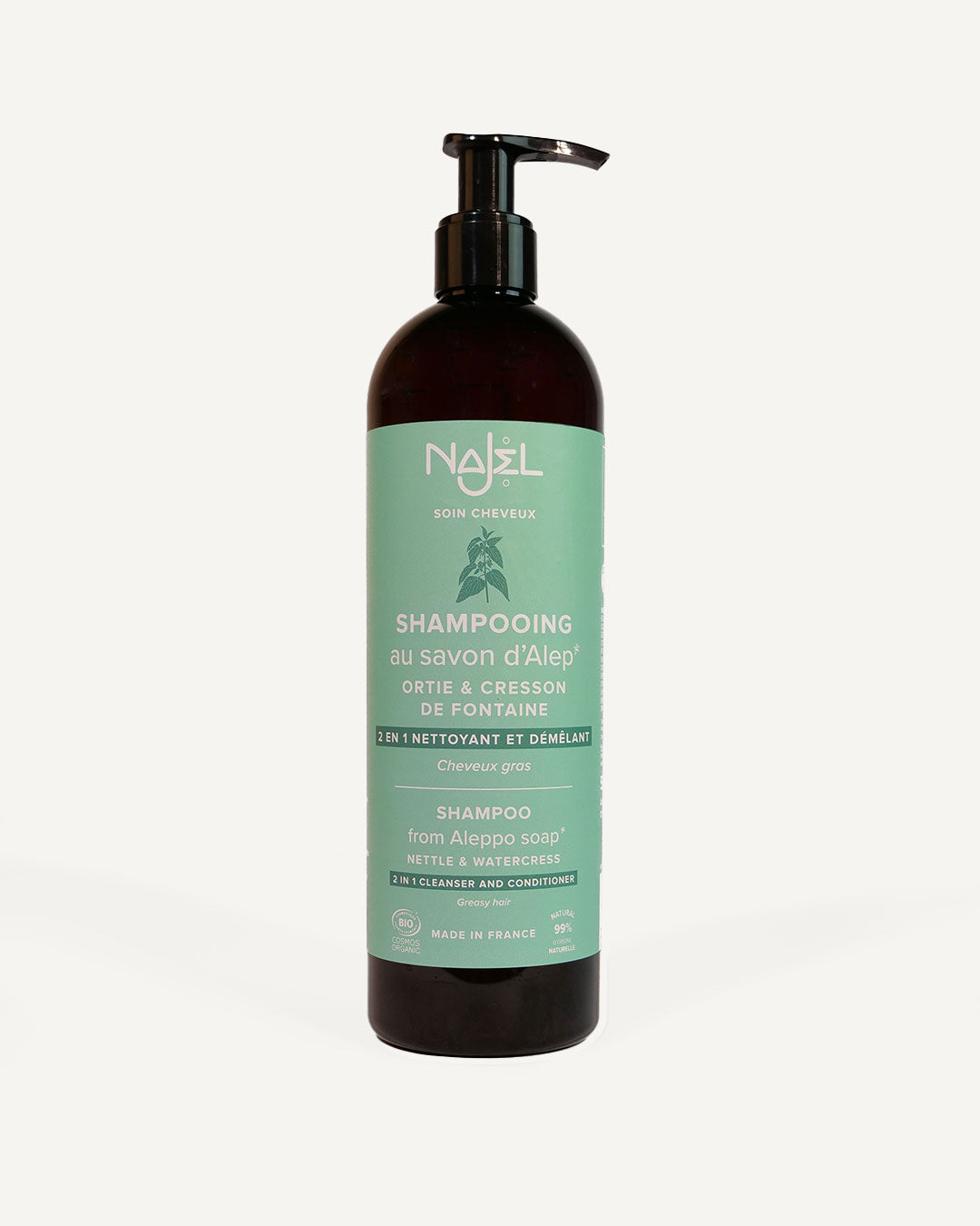 Shampoing au savon d'Alep cheveux gras-Shampoing-Najel