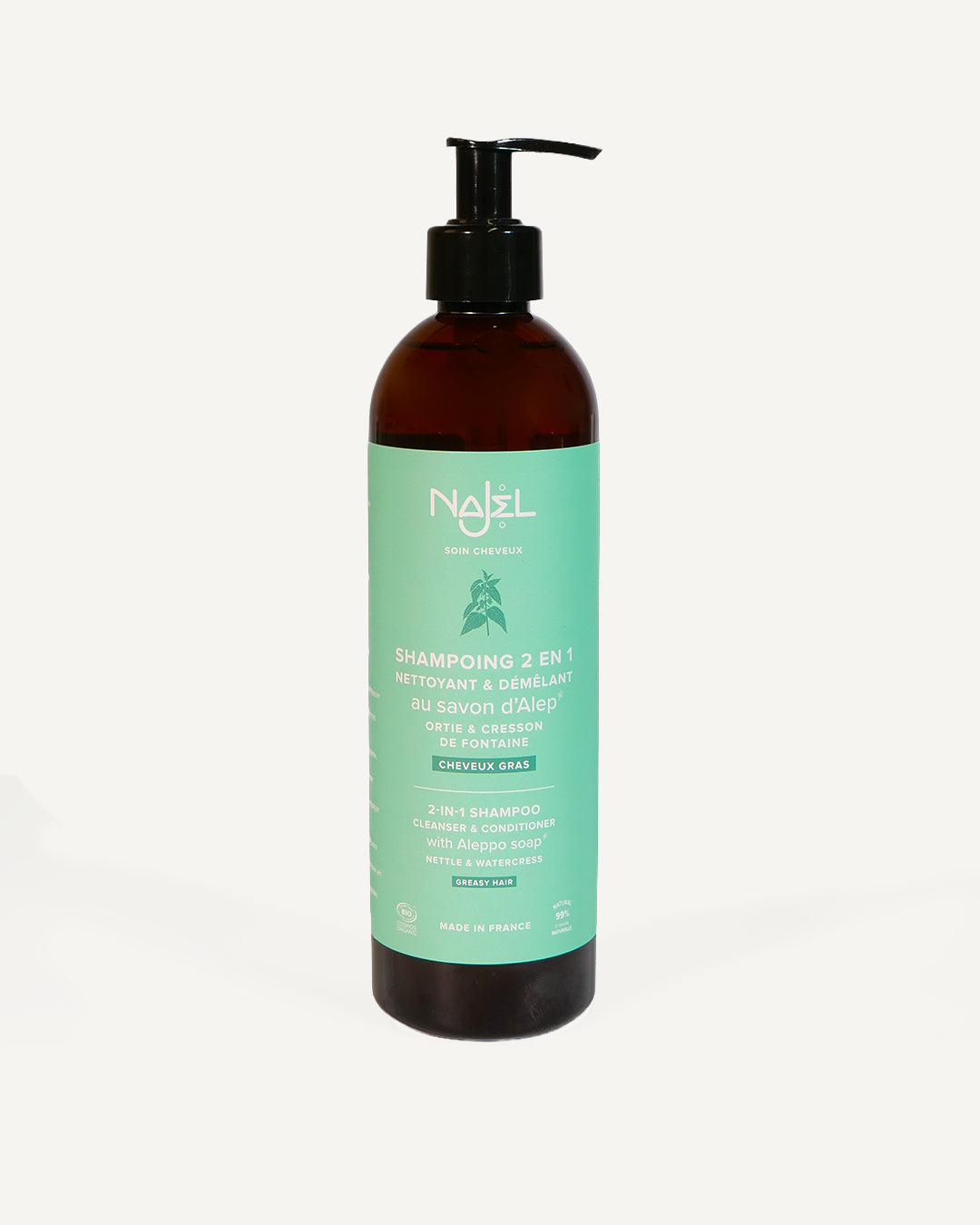 Shampoing au savon d'Alep cheveux gras