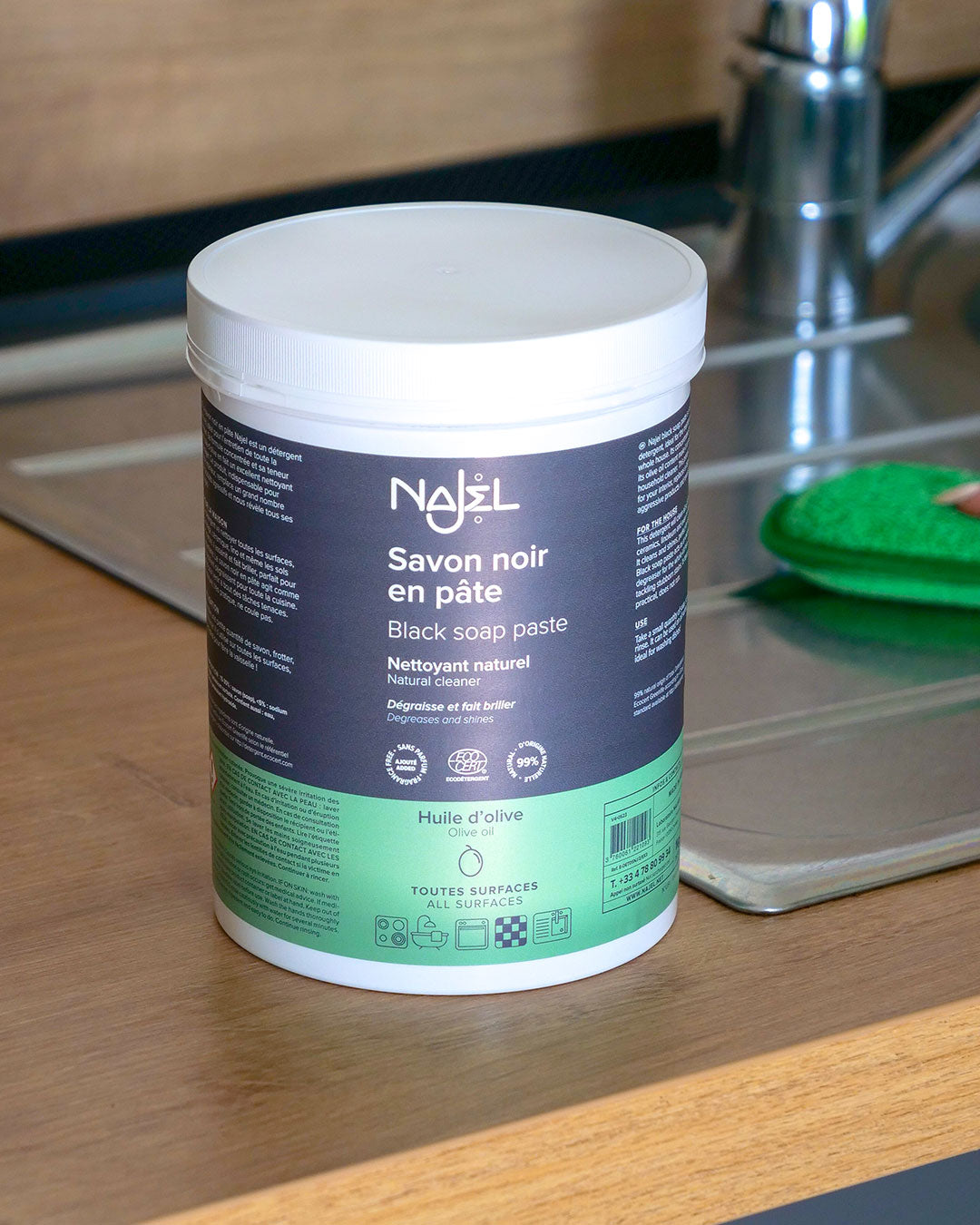 Savon noir en pâte-Savon noir d'Alep-Najel