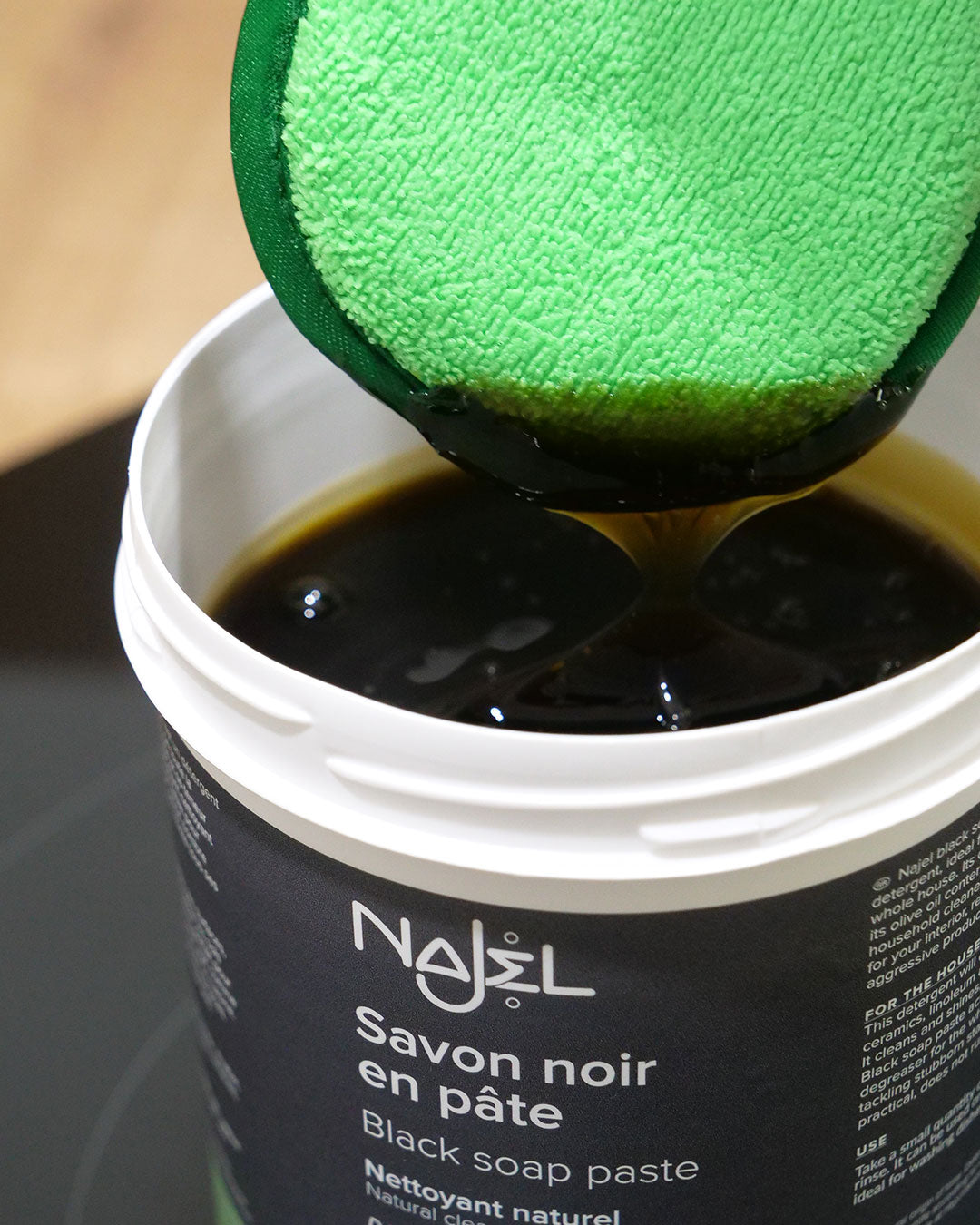 Savon noir en pâte-Savon noir d'Alep-Najel