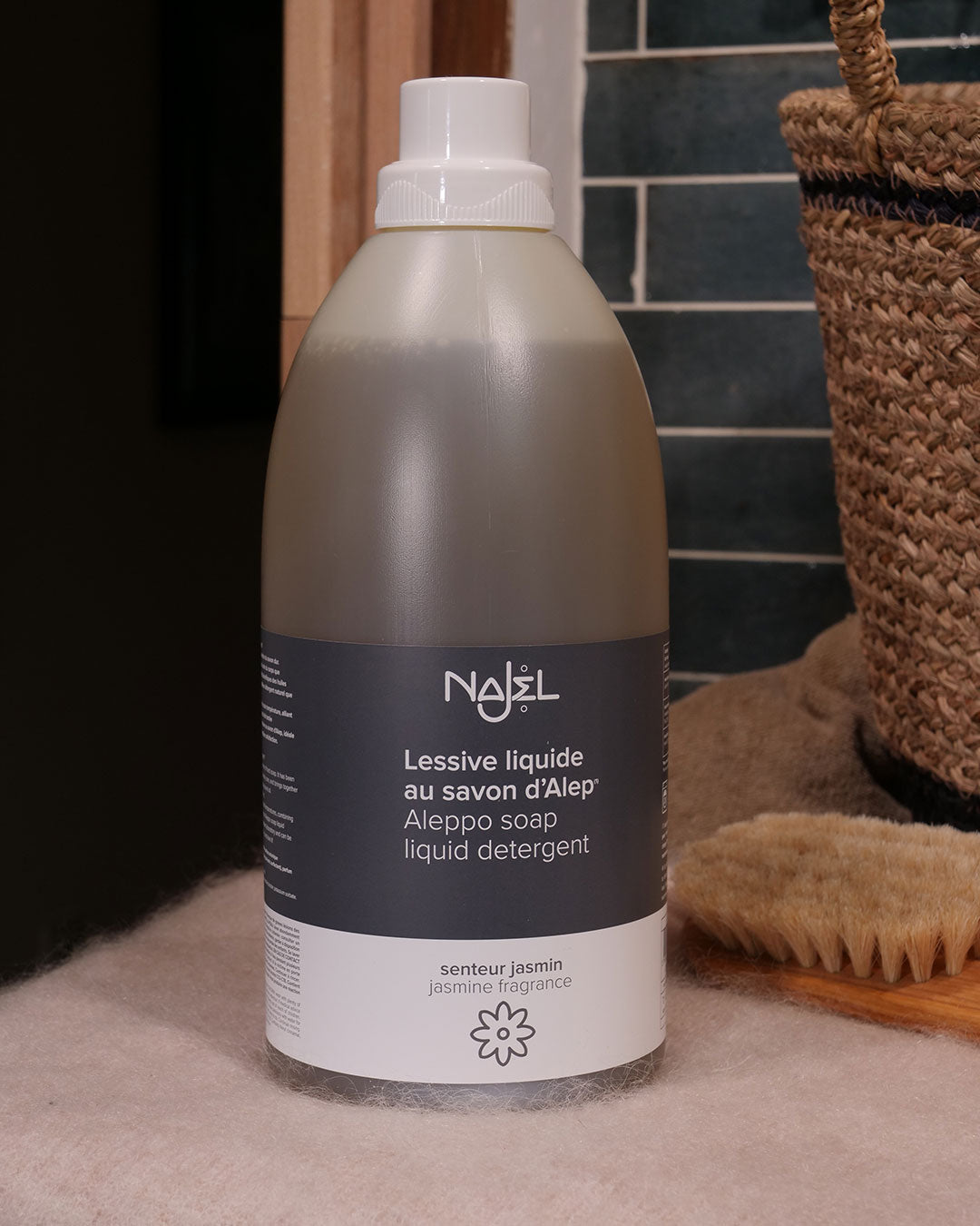 Lessive liquide au savon d'Alep parfum jasmin-Lessive-Najel
