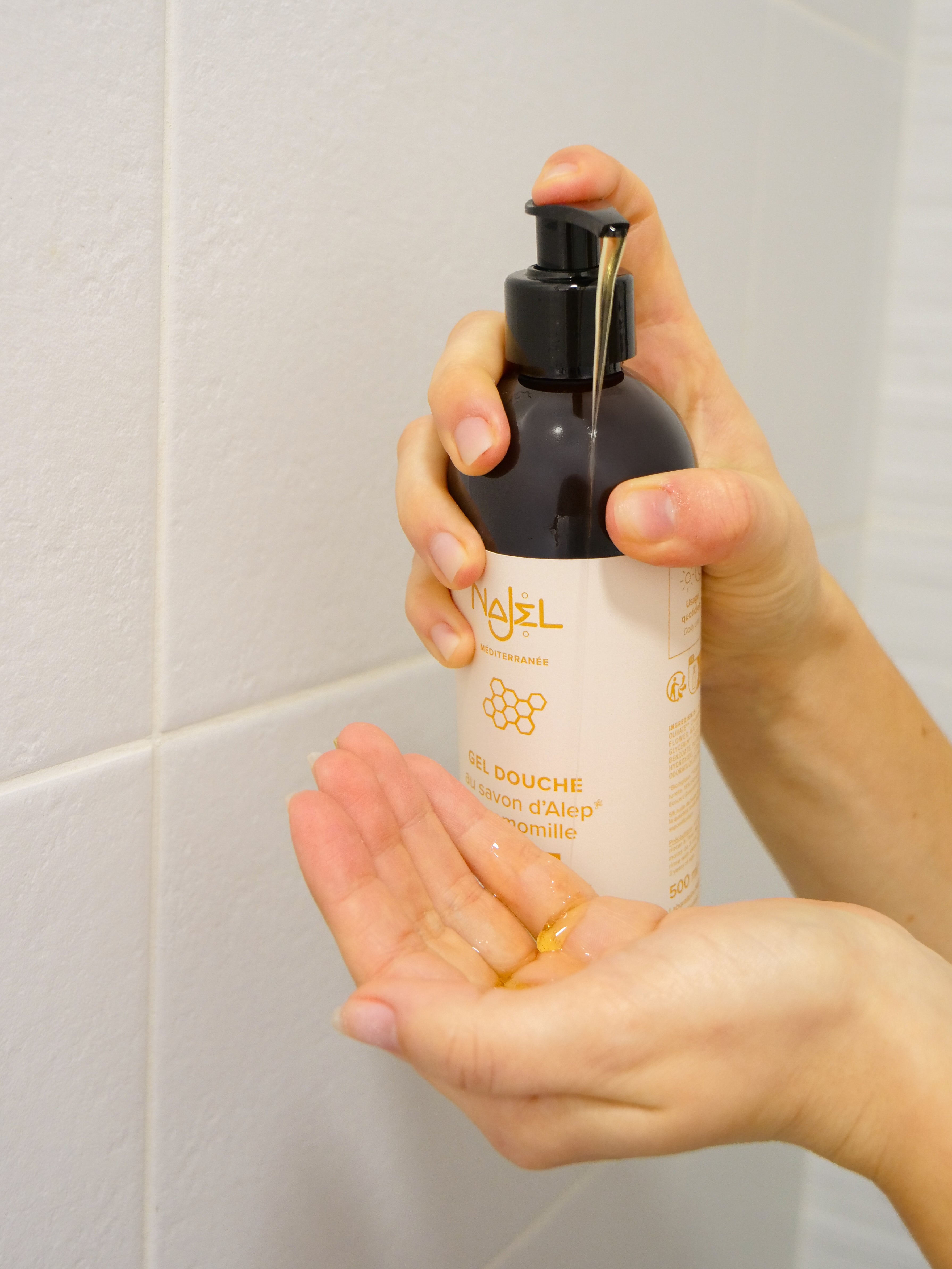 Gel douche parfum miel