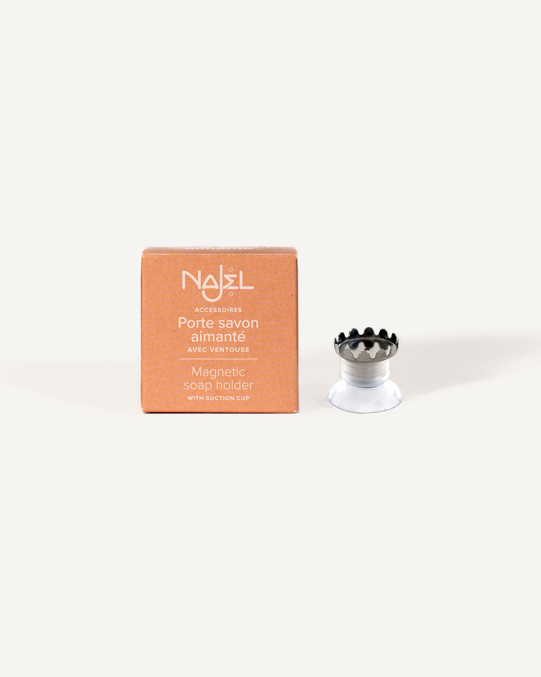 Porte savon aimanté avec ventouse-Accessoires-Najel