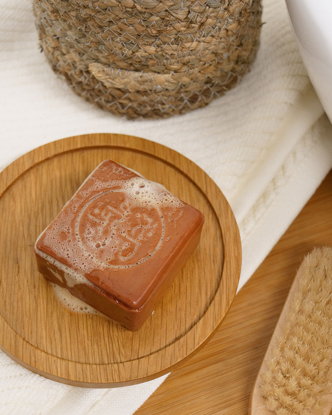 Savon d'Alep à l'argile rouge-Savon d'Alep solide enrichi-Najel