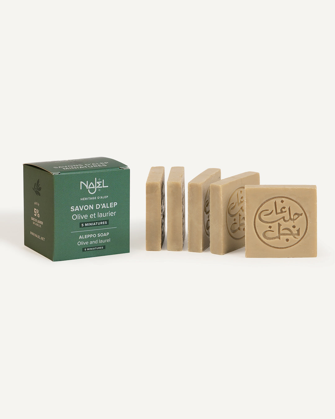 Savons d'Alep miniatures-Savon d'Alep traditionnel-Najel