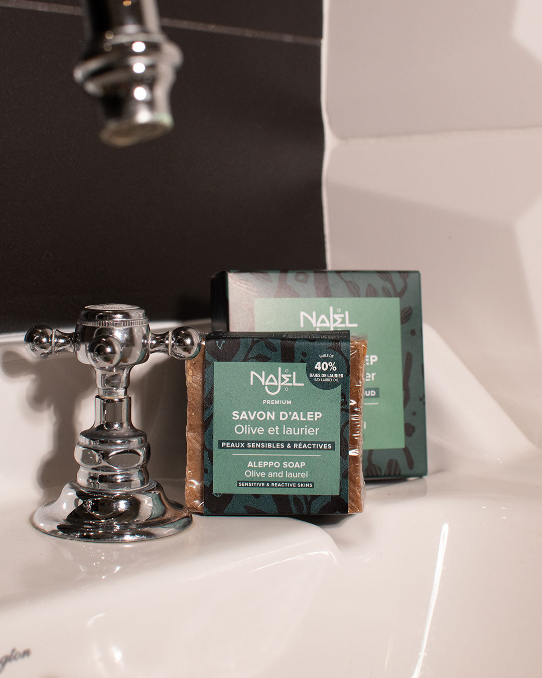 Savon d'Alep traditionnel 40% laurier*-Savon d'Alep traditionnel-Najel