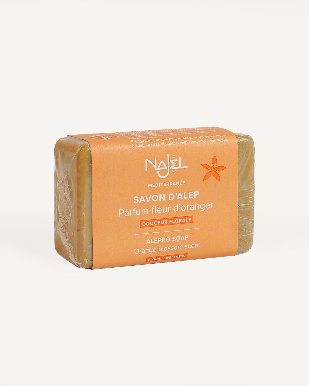 Savon d'Alep à la fleur d'oranger bio
