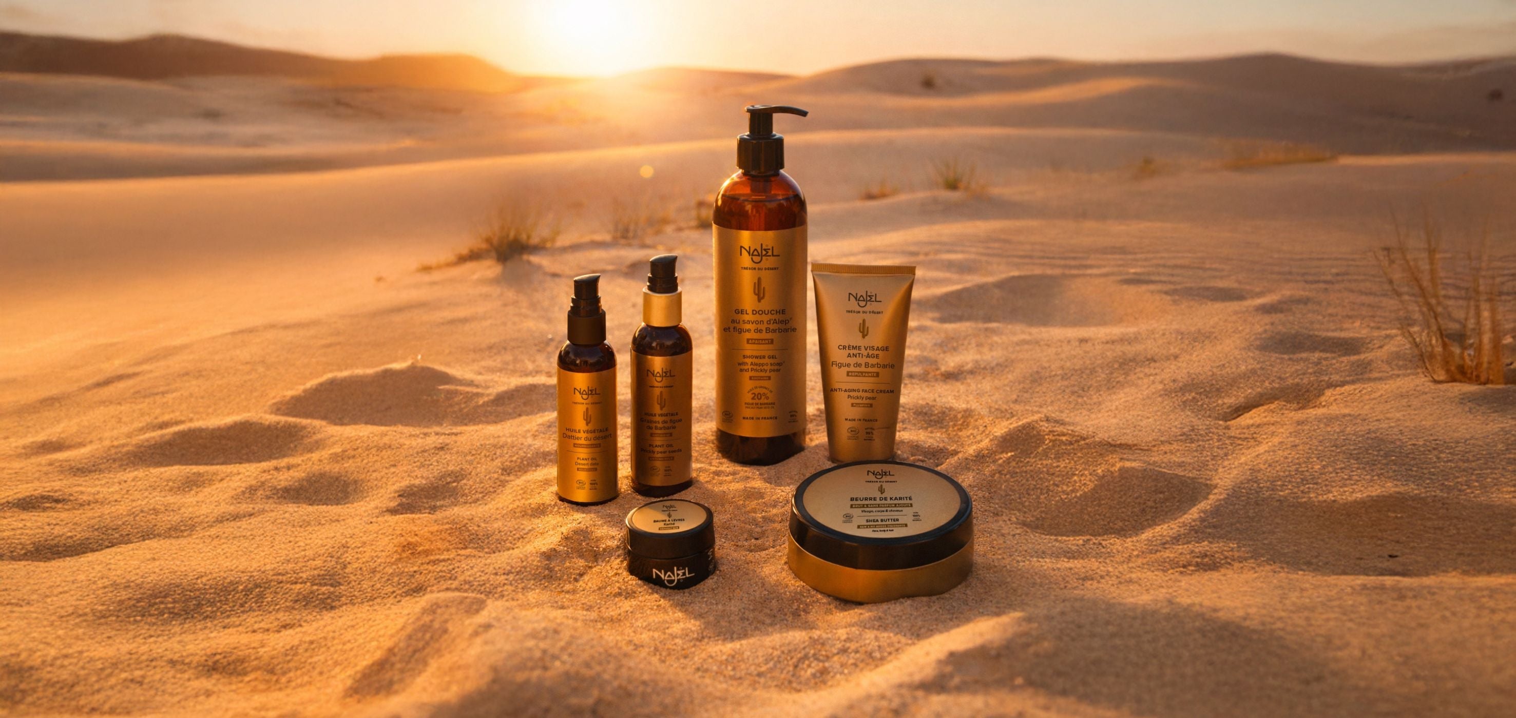 Trésor du désert - Soins bio - Gamme-Najel