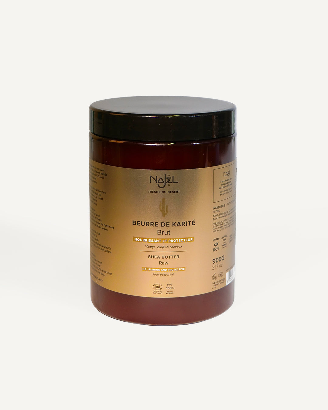 Beurre de karité pur sans parfum ajouté