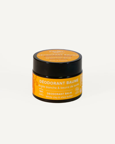 Deodorant balm with mango citrus scent