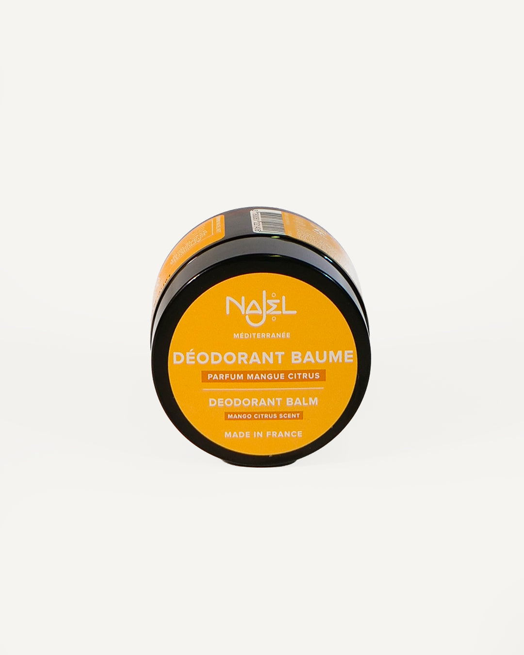 Deodorant balm with mango citrus scent