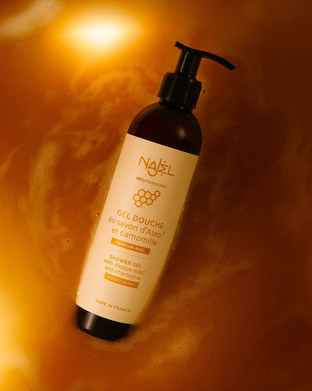 Gel douche parfum miel