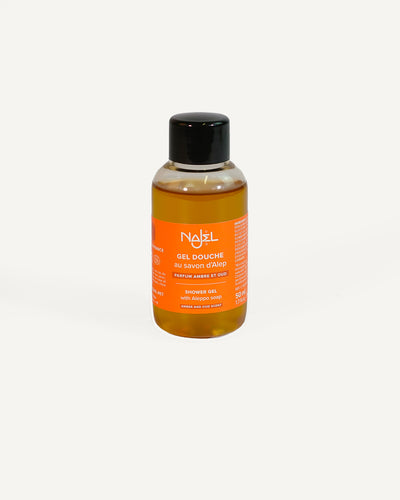 Shower gel with Amber and Oud fragrance