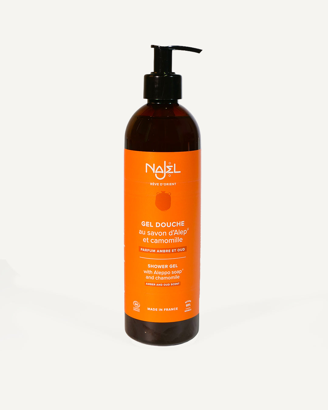 Shower gel with Amber and Oud fragrance