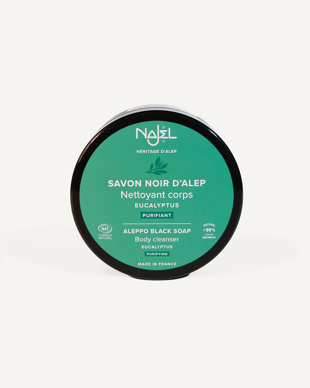 Aleppo black soap with eucalyptus 
