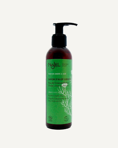Savon d'Alep liquide parfum Ambre et Oud-Savon d'Alep liquide-Najel