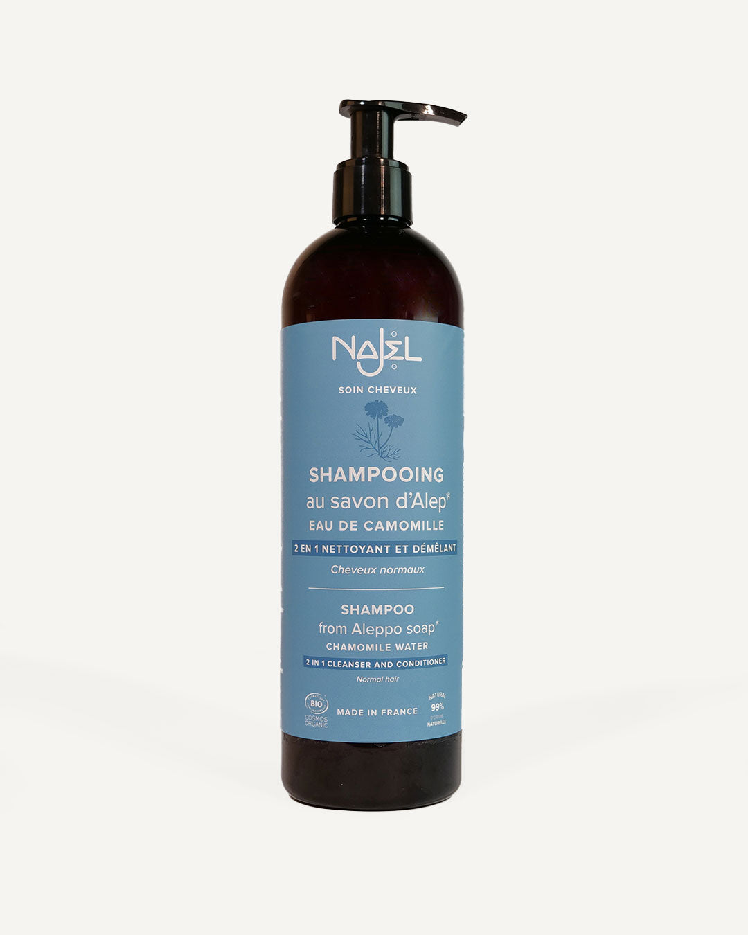 Shampoing au savon d'Alep cheveux normaux