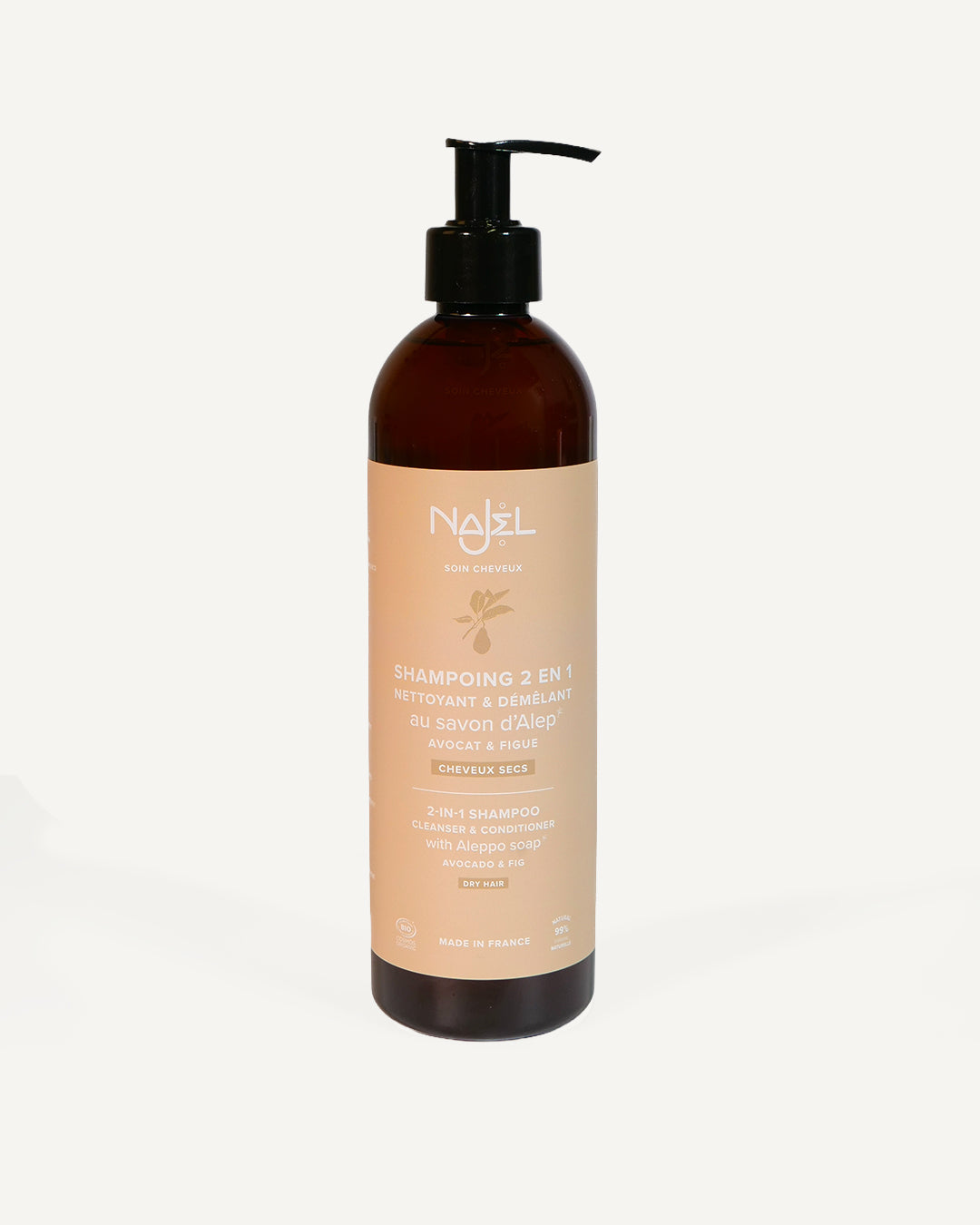 Champú de jabón de Alepo para cabello seco