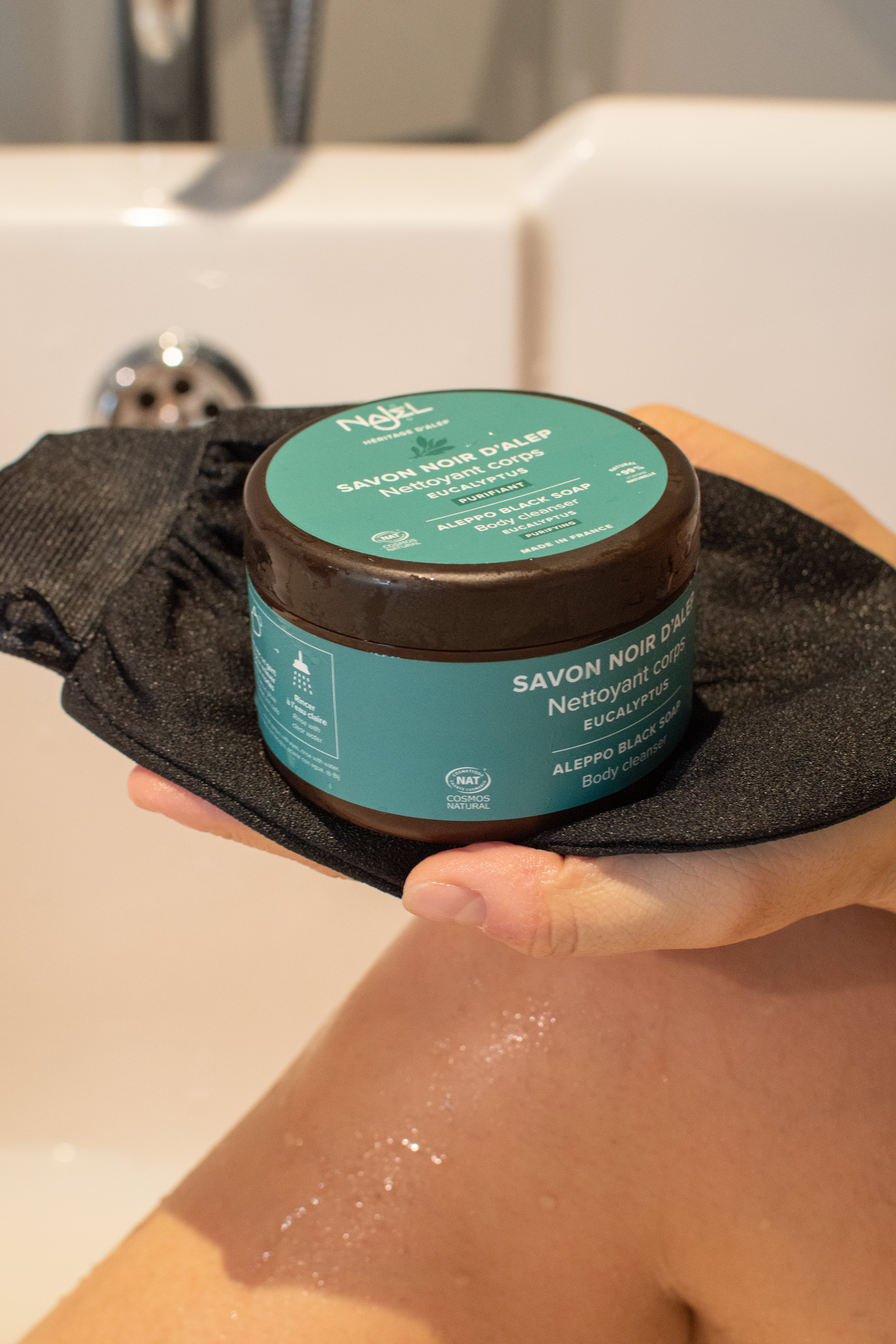 Savon noir et gant kessa