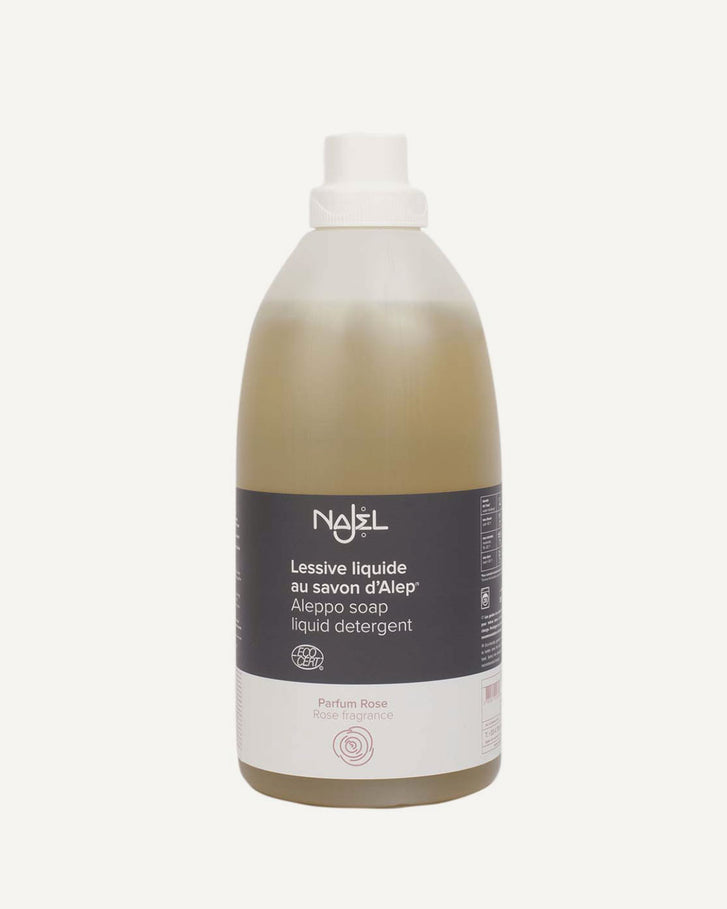 Lessive liquide au savon d'Alep parfum rose-Lessive-Najel