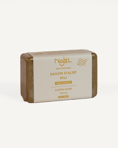 Savon d'Alep au miel-Savon d'Alep solide enrichi-Najel