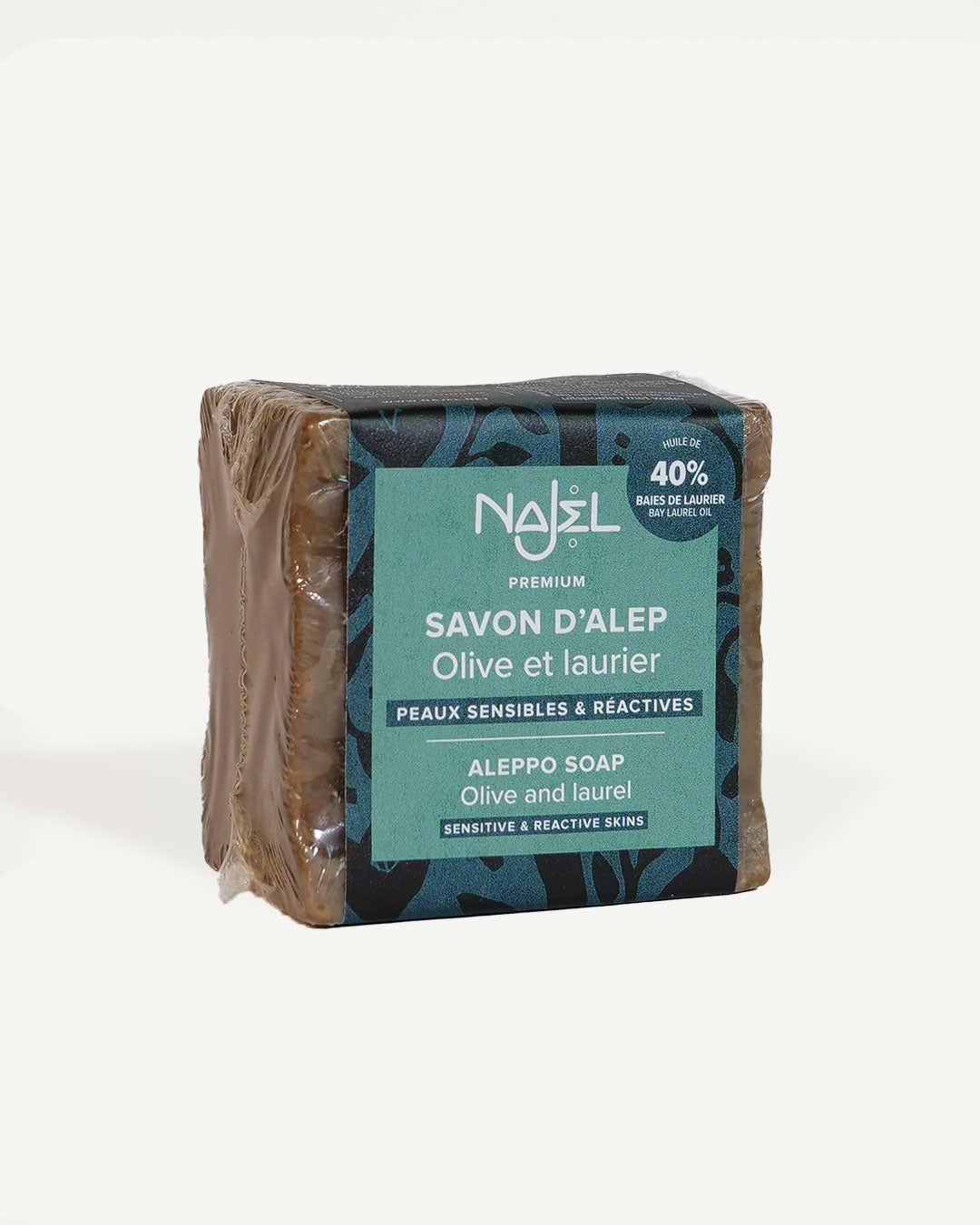 Savon d'Alep traditionnel 40% laurier