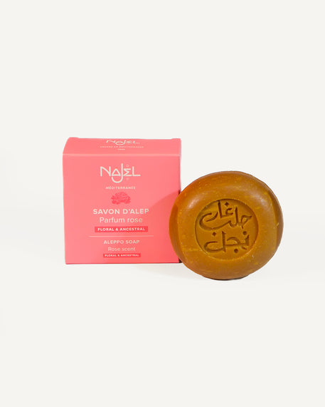 Savon d'Alep parfum rose