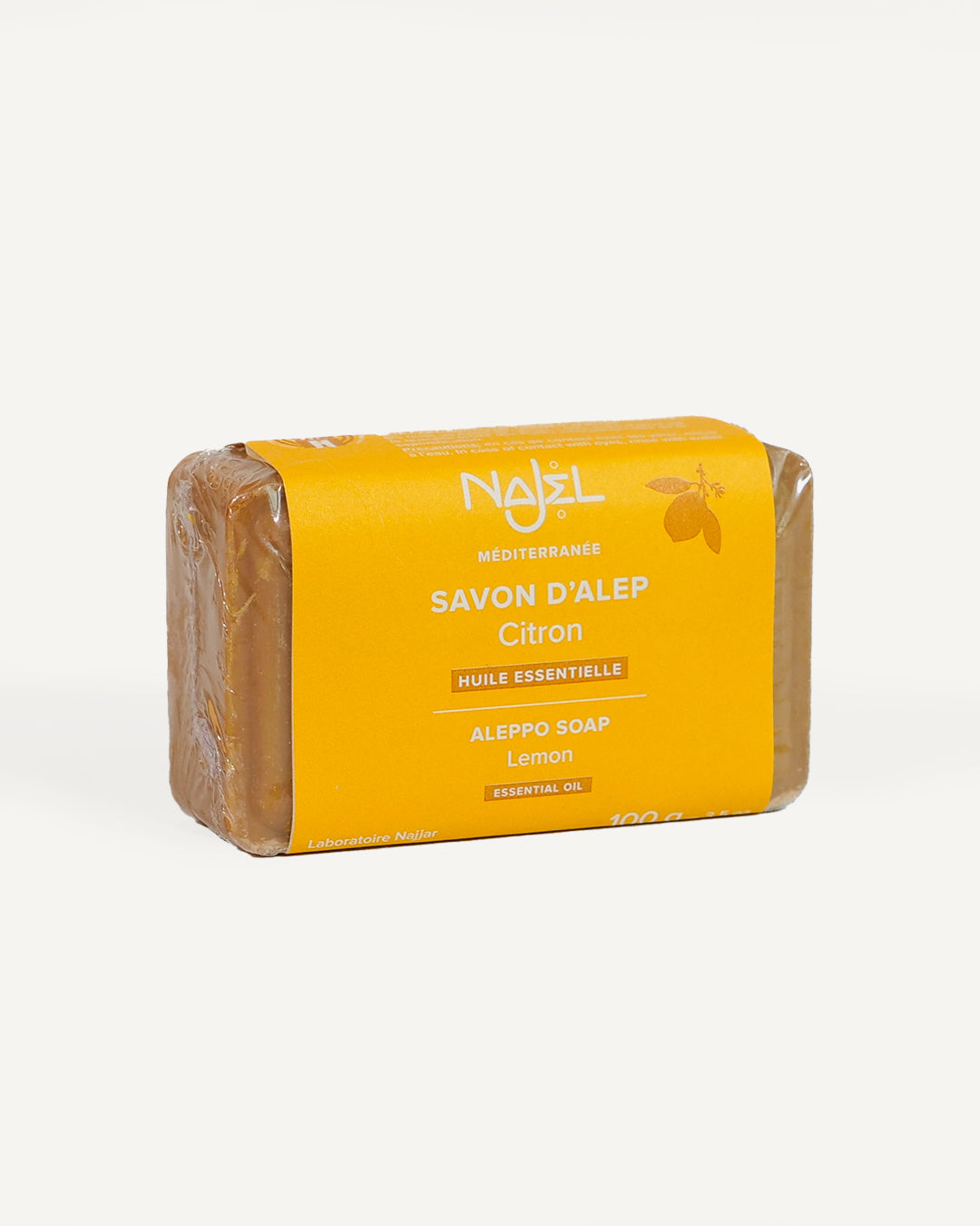 Savon d'Alep à l'huile essentielle de citron