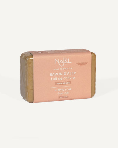 Savon d'Alep au lait de chèvre-Savon d'Alep solide enrichi-Najel